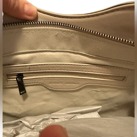 NWT Badgley Mischka Large Satchel Shoulder or Crossbody Bag LOWEST OFFERS SENT - Picture 13 of 16